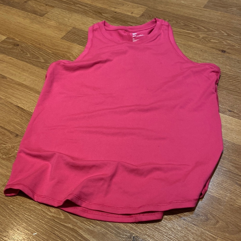Pink tank top